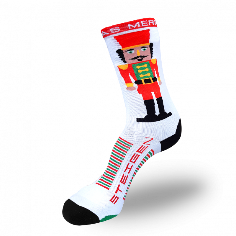 Christmas Nutcracker Running Socks ¾ Length