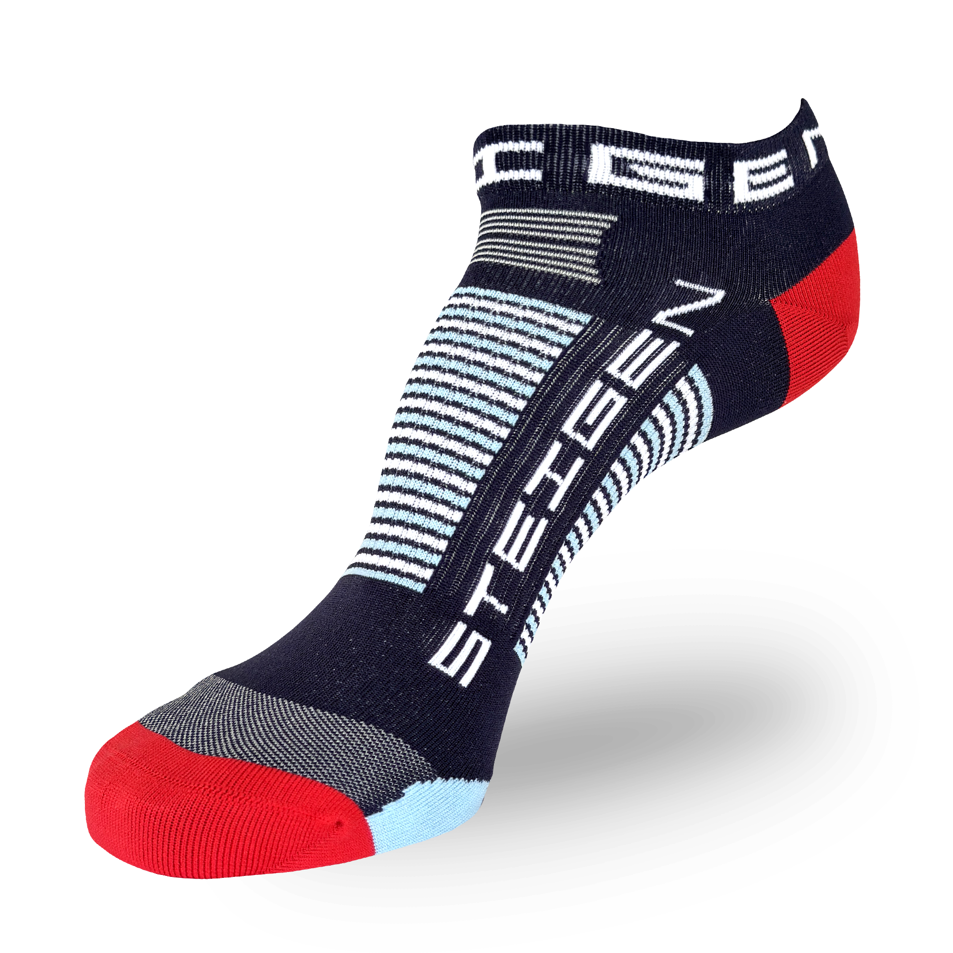 Navy Running Socks Zero Length