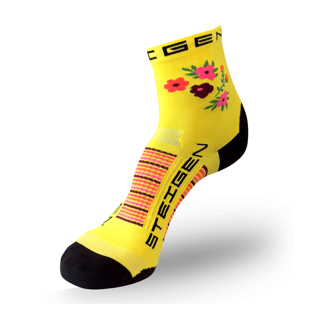 Floral Running Socks ½ Length