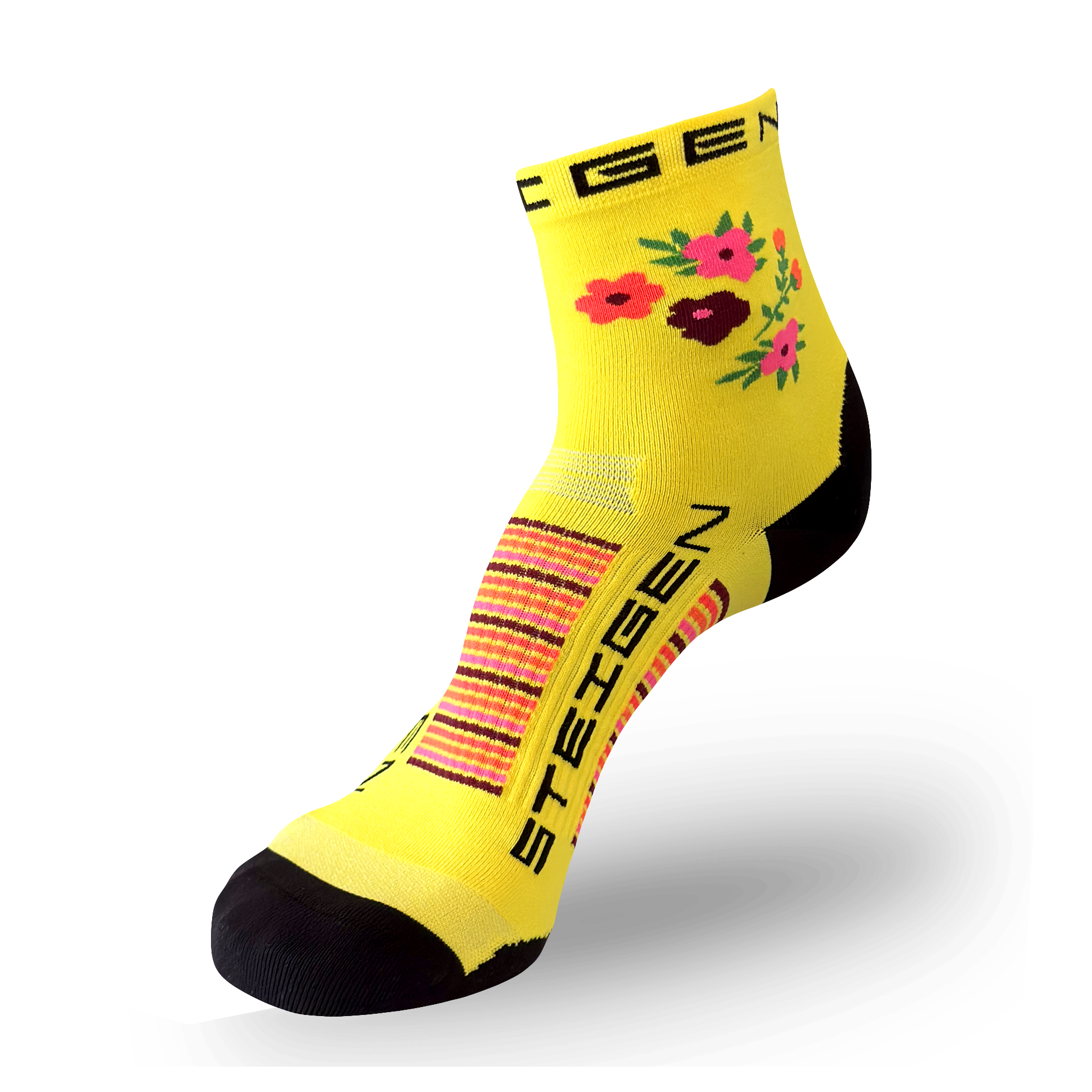 Floral Running Socks ½ Length