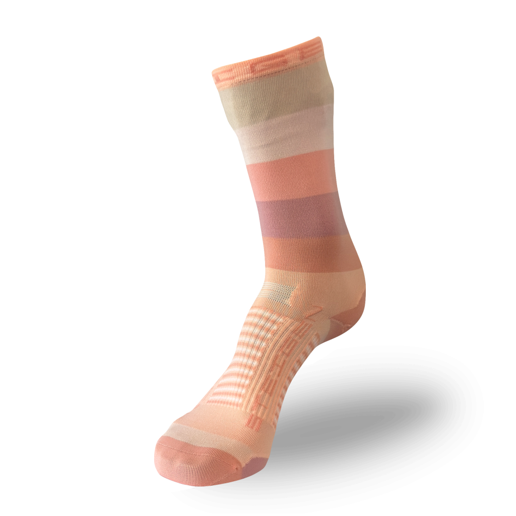 Berry Bloom Running Socks ¾ Length